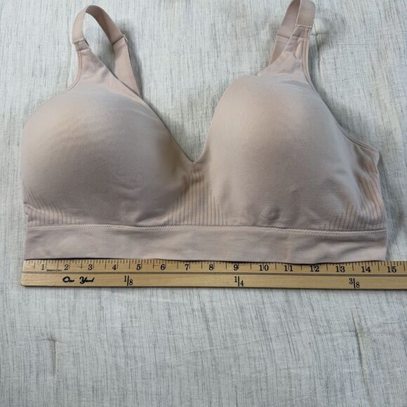 Bali Womens XL Light Pink Comfort Revolution Wireless Padded T-Shirt Bra DF3380 - Picture 12 of 13